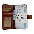 Miniatyrbild 8 av 11: New Standcase Wallet iPhone 12 Pro Max (6.7) (Svart) Svart