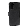 Miniatyrbild 4 av 11: Flower Standcase Wallet Samsung Galaxy S21 FE 5G (SM-G990B) Svart