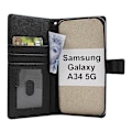 Miniatyrbild 2 av 11: New Standcase Wallet Samsung Galaxy A34 5G Röd