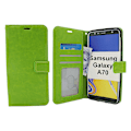 Miniatyrbild 1 av 6: Crazy Horse Wallet Samsung Galaxy A70 (A705F/DS) Grön