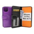 Miniatyrbild 10 av 10: Skimblocker Plånboksfodral iPhone 13 Pro Max (6.7) Svart