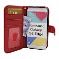 Miniatyrbild 1 av 7: New Standcase Wallet Samsung Galaxy S6 Edge (G925F) Röd