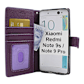 Miniatyrbild 1 av 9: New Standcase Wallet Xiaomi Redmi Note 9s / Note 9 Pro Lila