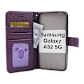 Miniatyrbild 10 av 11: New Standcase Wallet Samsung Galaxy A52 5G (A525F / A526B) Ljusblå