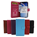 Miniatyrbild 1 av 11: New Standcase Wallet iPhone 12 (6.1) (Svart) Brun