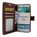 Miniatyrbild 1 av 7: Crazy Horse Wallet Huawei Y6s Brun