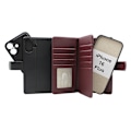 Miniatyrbild 11 av 11: Skimblocker iPhone 16 Plus XL Magnet Plånboksfodral Svart