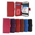 Miniatyrbild 6 av 7: New Standcase Wallet Motorola Moto G6 Play Blå