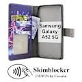 Miniatyrbild 1 av 3: Skimblocker Samsung Galaxy A52 5G Plånboksfodral Design