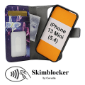 Miniatyrbild 1 av 11: Skimblocker Magnet Designwallet iPhone 13 Mini (5.4)
