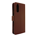Miniatyrbild 4 av 9: New Standcase Wallet Sony Xperia 5 Brun