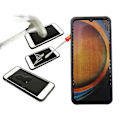 Miniatyrbild 1 av 8: Full Frame Glas skydd Samsung Galaxy Xcover7 5G (SM-G556B)