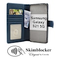 Miniatyrbild 5 av 11: Skimblocker Plånboksfodral Samsung Galaxy S21 5G (SM-G991B) Happy Cherry
