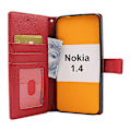 Miniatyrbild 11 av 11: New Standcase Wallet Nokia 1.4 Röd