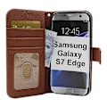 Miniatyrbild 1 av 7: Standcase Wallet Samsung Galaxy S7 Edge (G935F) Brun