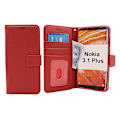 Miniatyrbild 1 av 8: New Standcase Wallet Nokia 3.1 Plus Röd