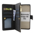 Miniatyrbild 2 av 11: XL Standcase Lyxfodral Motorola Edge 40 5G Marinblå