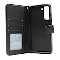 Miniatyrbild 5 av 11: Flower Standcase Wallet Samsung Galaxy S21 FE 5G (SM-G990B) Svart