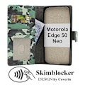 Miniatyrbild 1 av 8: Skimblocker Motorola Edge 50 Neo Plånboksfodral Design