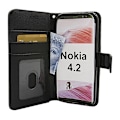 Miniatyrbild 2 av 8: New Standcase Wallet Nokia 4.2 Svart