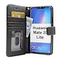 Miniatyrbild 1 av 8: New Standcase Wallet Huawei Mate 20 Lite (SNE-LX1) Svart