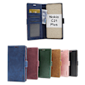 Miniatyrbild 1 av 11: Lyx Standcase Wallet Nokia C21 Plus Svart