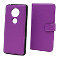 Miniatyrbild 10 av 10: Skimblocker Magnet Wallet Motorola Moto G6 Play Lila