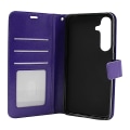Miniatyrbild 7 av 11: Crazy Horse Wallet Samsung Galaxy S24 Plus 5G (SM-S926B/DS) Lila