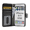 Miniatyrbild 3 av 11: Skimblocker Magnet Wallet iPhone 8 Svart G641
