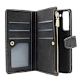 Miniatyrbild 6 av 11: XL Standcase Lyxfodral Samsung Galaxy S22 Plus 5G Svart
