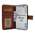 Miniatyrbild 1 av 6: New Standcase Wallet Motorola Moto G8 Brun