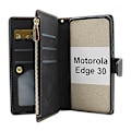 Miniatyrbild 2 av 11: XL Standcase Lyxfodral Motorola Edge 30 Marinblå