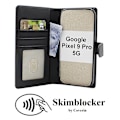 Miniatyrbild 3 av 11: Skimblocker Google Pixel 9 Pro 5G Magnet Plånboksfodral Svart