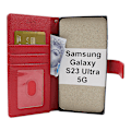 Miniatyrbild 8 av 10: New Standcase Wallet Samsung Galaxy S23 Ultra 5G Röd