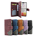 Miniatyrbild 1 av 11: XL Standcase Lyxfodral Samsung Galaxy A10 (A105F/DS) Vinröd