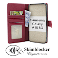 Miniatyrbild 8 av 11: Skimblocker Plånboksfodral Samsung Galaxy A15 5G Glitter Pink