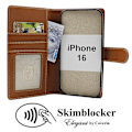 Miniatyrbild 2 av 11: Skimblocker iPhone 16 Plånboksfodral Svart