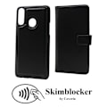 Miniatyrbild 5 av 11: Skimblocker Magnet Wallet Samsung Galaxy A20s (A207F/DS) (Svart) Svart
