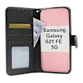 Miniatyrbild 2 av 11: Flower Standcase Wallet Samsung Galaxy S21 FE 5G (SM-G990B) Lila