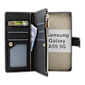 Miniatyrbild 2 av 11: XL Standcase Lyxfodral Samsung Galaxy A55 5G (SM-A556B) Svart