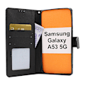Miniatyrbild 2 av 11: Flower Standcase Wallet Samsung Galaxy A53 5G (A536B) Aqua