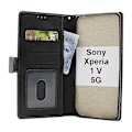 Miniatyrbild 2 av 11: Zipper Standcase Wallet Sony Xperia 1 V 5G (XQ-DQ72) Grå