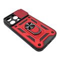 Miniatyrbild 10 av 11: TPU Tough Slide Case iPhone 15 Pro Svart