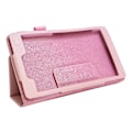 Miniatyrbild 2 av 8: Standcase Fodral Lenovo Tab E7 Essential 7 Ljusrosa