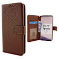 Miniatyrbild 1 av 7: New Standcase Wallet Sony Xperia L3 Brun