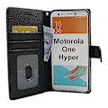 Miniatyrbild 2 av 9: New Standcase Wallet Motorola One Hyper Svart