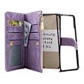 Miniatyrbild 8 av 11: XL Standcase Lyxfodral Samsung Galaxy Z Fold 5 5G (SM-F946B) Svart