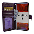 Miniatyrbild 1 av 8: New Standcase Wallet OnePlus 8 Lila