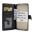 Miniatyrbild 2 av 11: New Standcase Wallet Xiaomi Redmi Note 13 Pro+ 5G Ljusblå