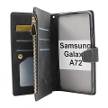 Miniatyrbild 2 av 11: XL Standcase Lyxfodral Samsung Galaxy A72 (SM-A725F/DS) Vinröd